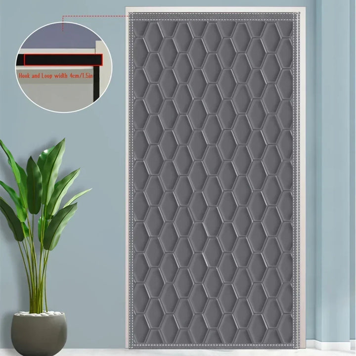 Thermohaven winter deur gordijn | koud &amp; geluid bescherming | warmte isolerend &amp; ondoorzichtig | ideaal voor thuis