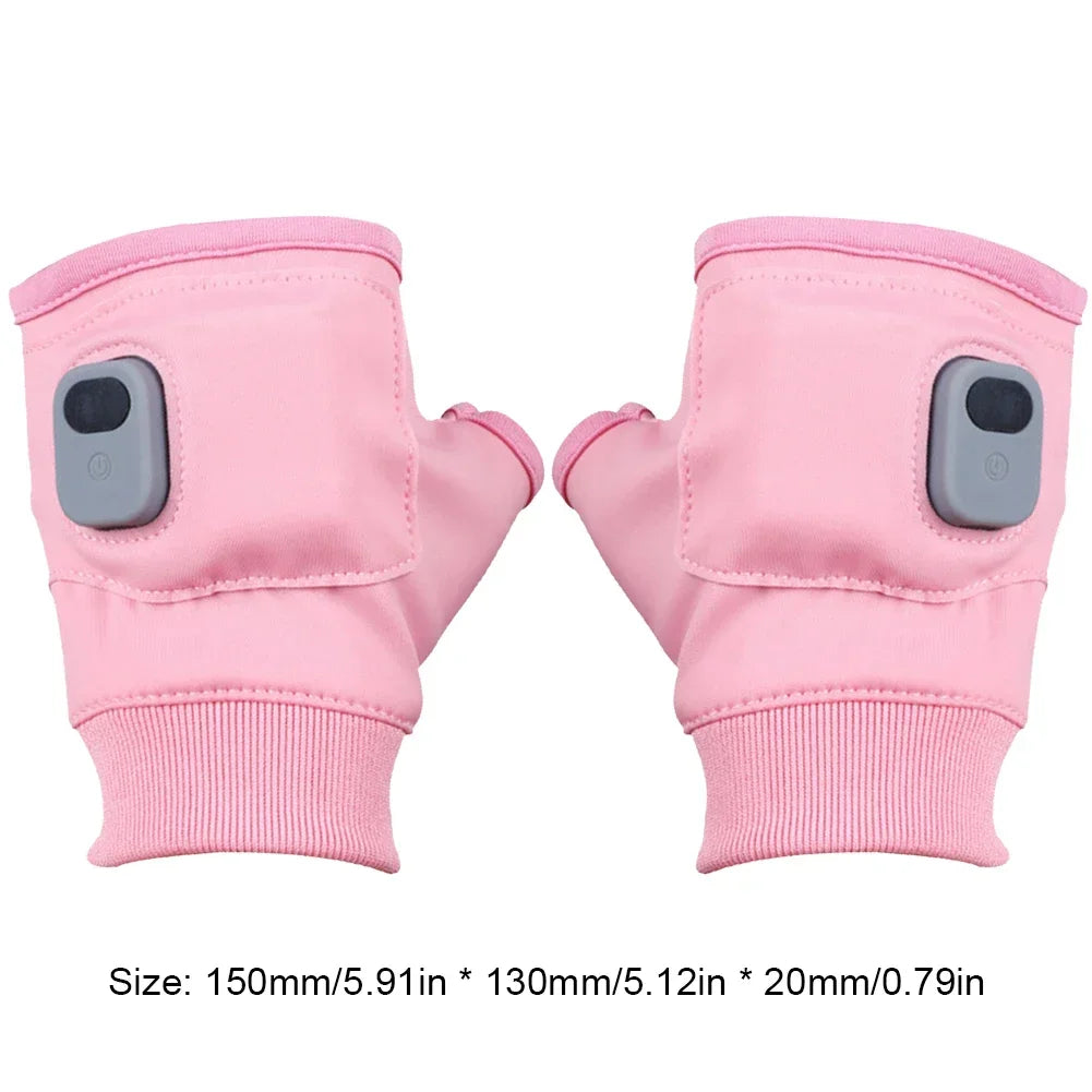 Hollevo™ Oplaadbare verwarmde vingerloze handschoenen
