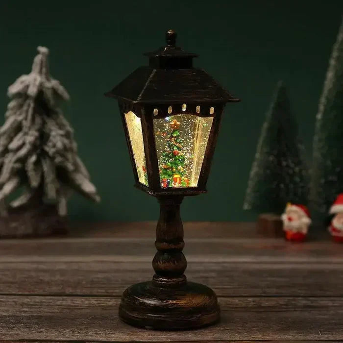 Muzikale kerstlamp met warme LED-gloed en kerstliedjes