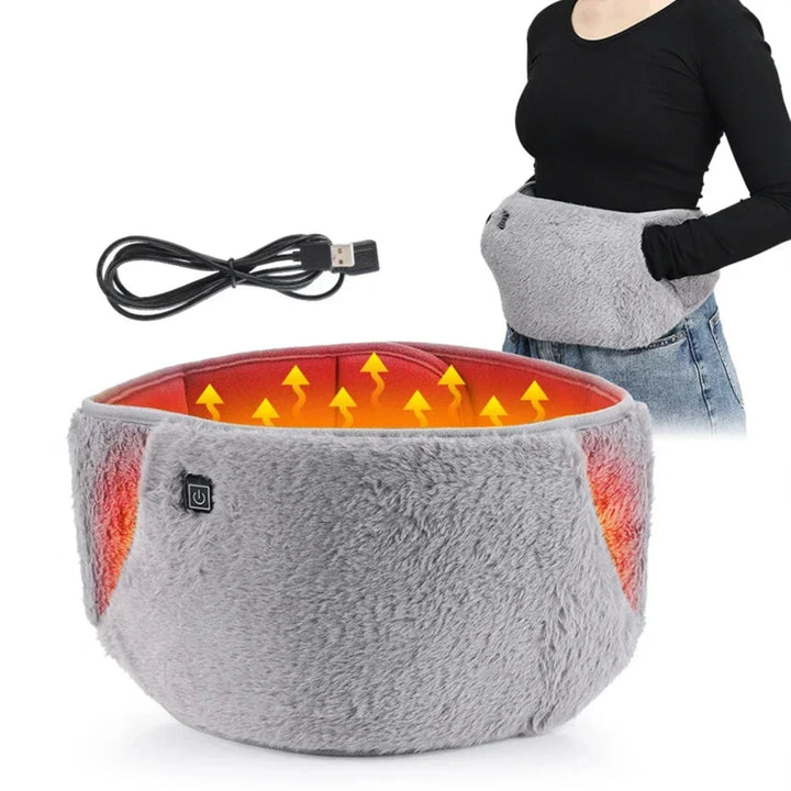 Hollevo™ Verwarmde buikband en handwarmer 2-in-1 met 3 standen