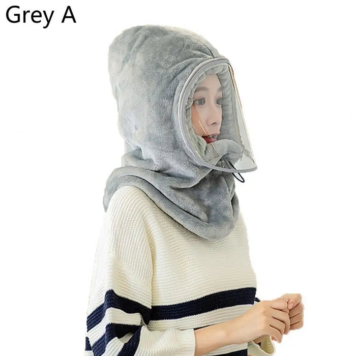 Hollevo™ Warme fleece muts met gezichtsbescherming en nekwarmer