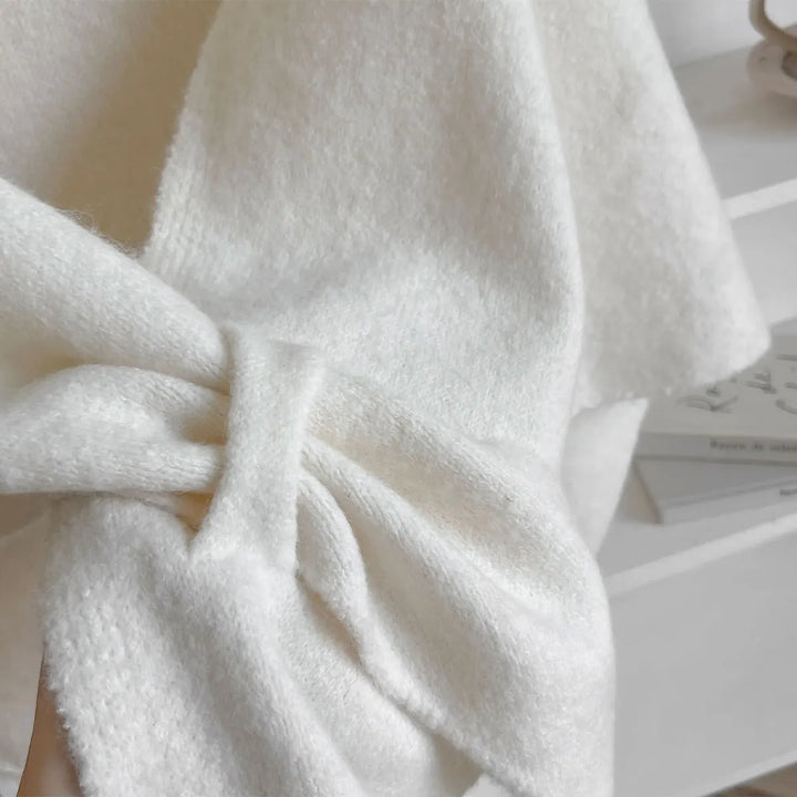 Gebreide omslagdoek voor dames – zachte, lichte cape