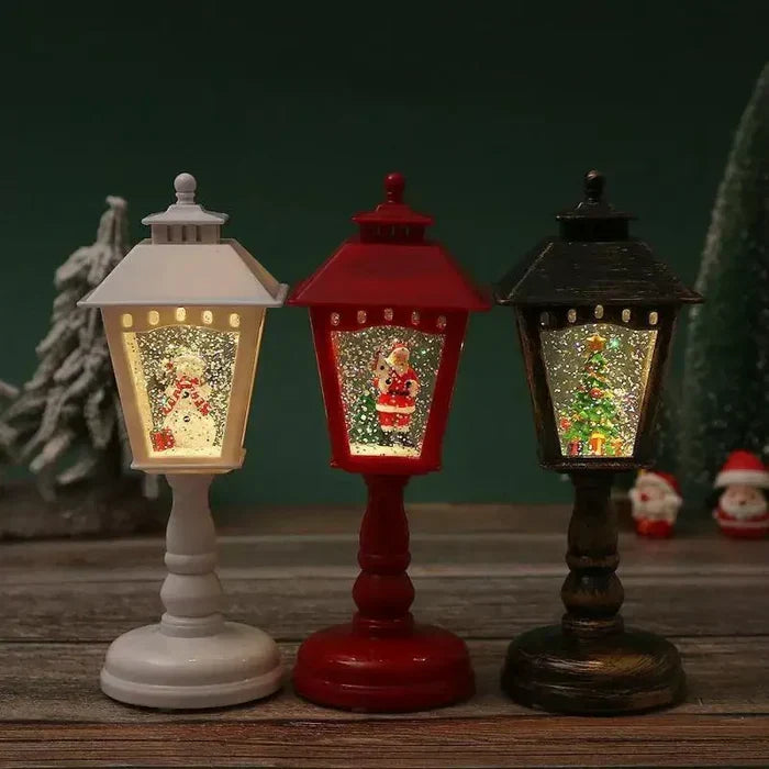 Muzikale kerstlamp met warme LED-gloed en kerstliedjes