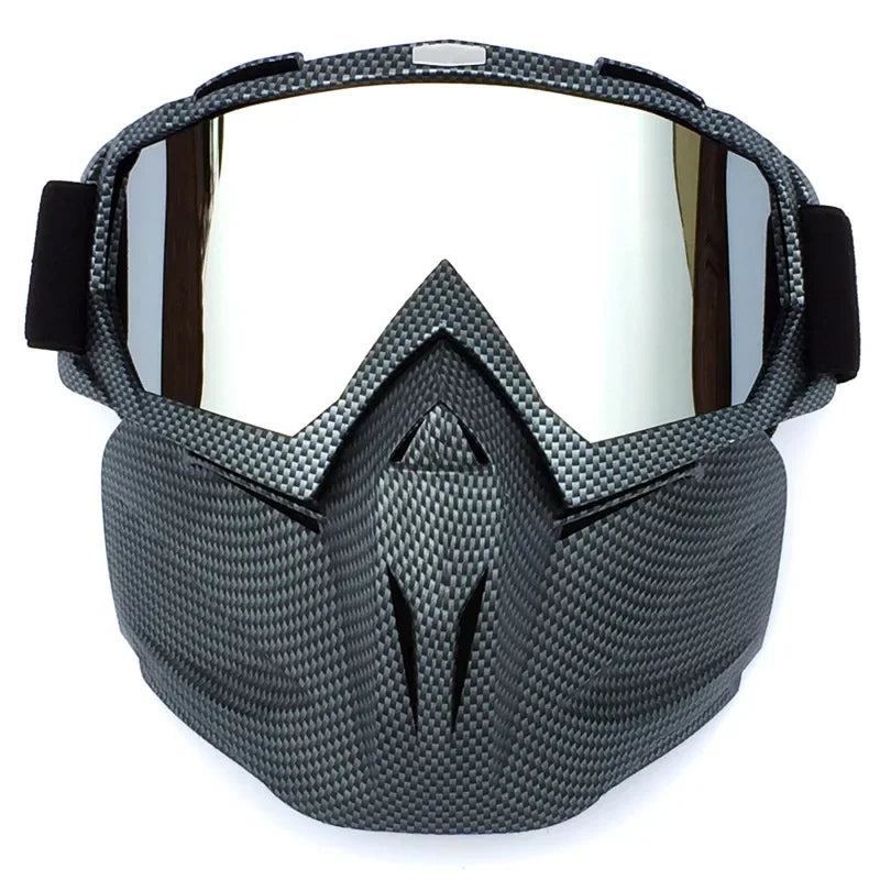 Sneeuw ninja masker skibril