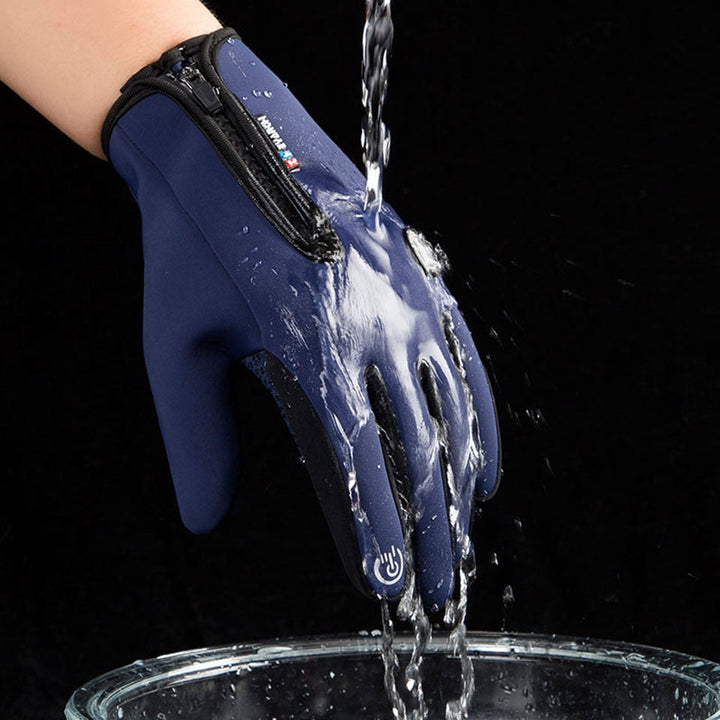 Waterafstotende thermo-handschoenen met touchscreen-vingers