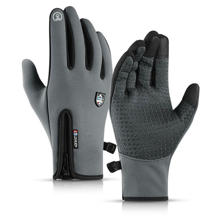 Waterafstotende thermo-handschoenen met touchscreen-vingers