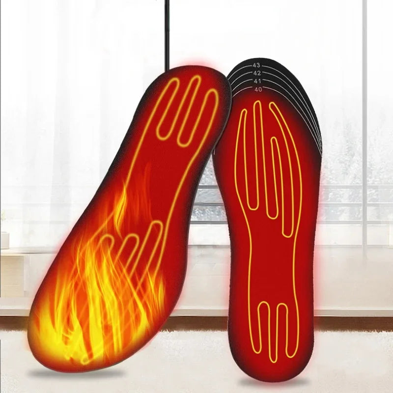 Hollevo™ USB verwarmde inlegzolen op maat te knippen, koolstofvezel