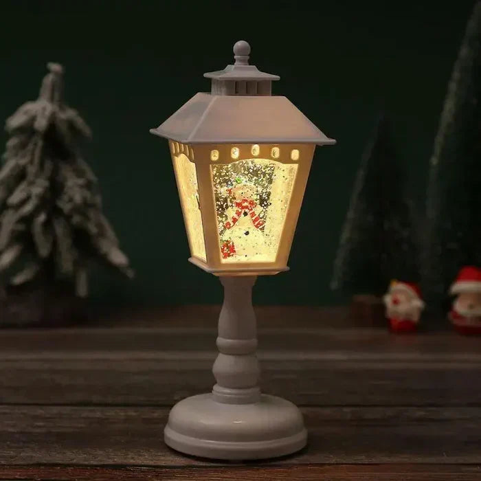 Muzikale kerstlamp met warme LED-gloed en kerstliedjes