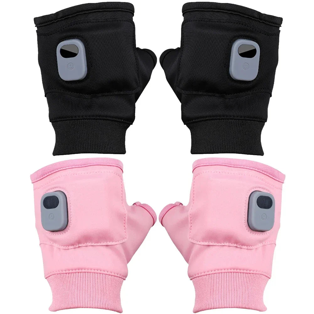 Hollevo™ Oplaadbare verwarmde vingerloze handschoenen
