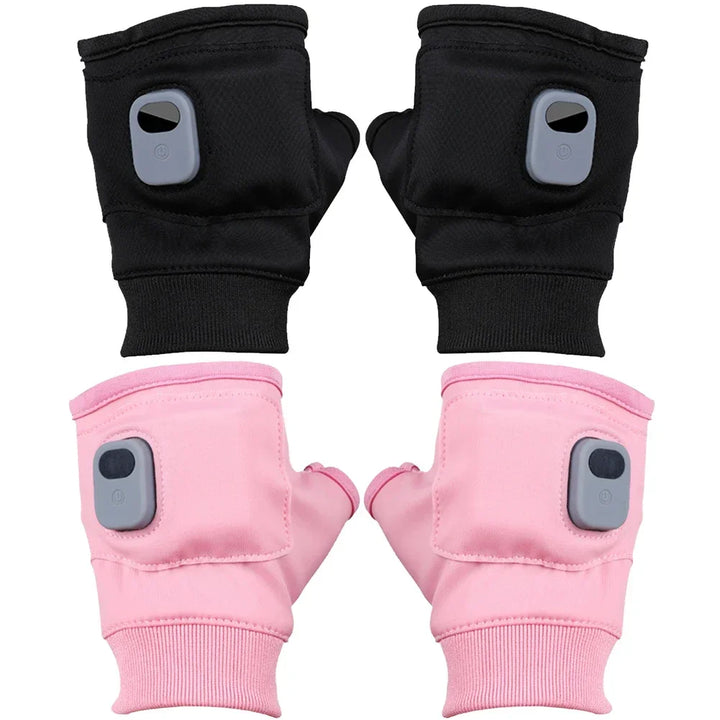Hollevo™ Oplaadbare verwarmde vingerloze handschoenen