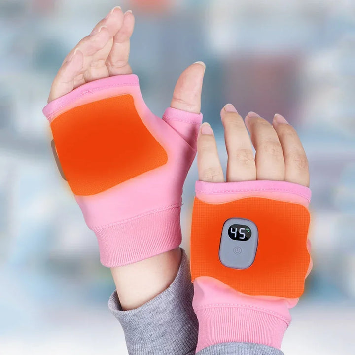 Hollevo™ Oplaadbare verwarmde vingerloze handschoenen