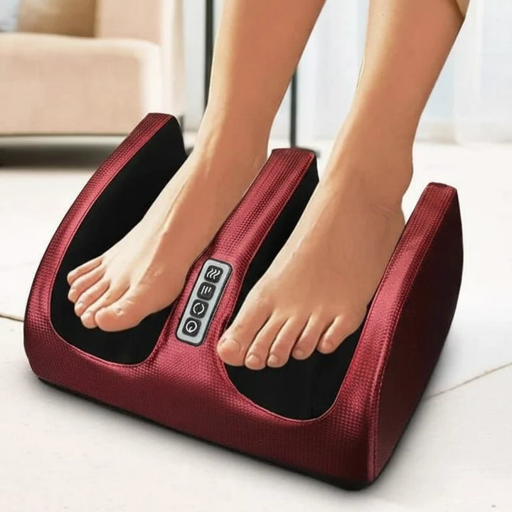 Hollevo™ Shiatsu voetmassageapparaat met warmte en 12 massageballen