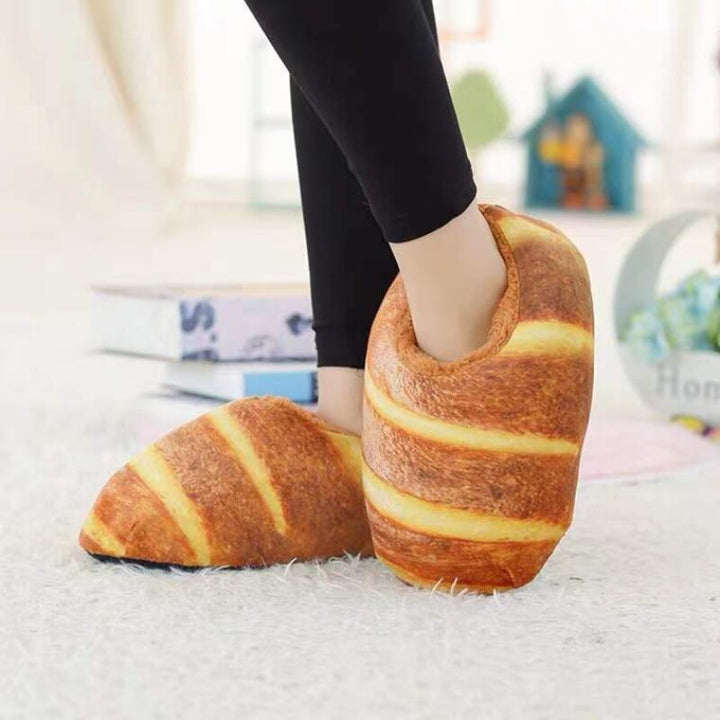 Creatief toast brood winter pantoffels