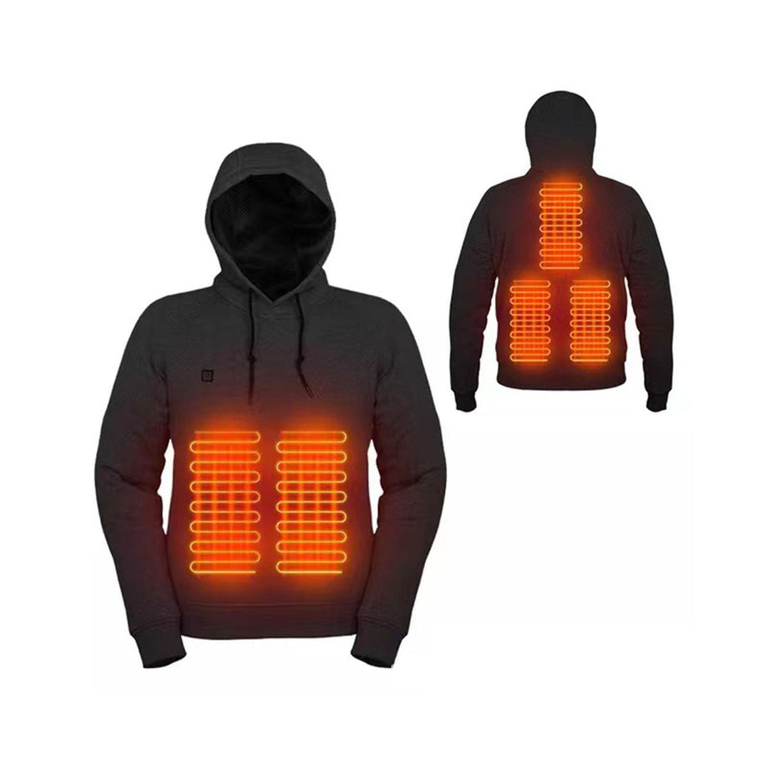 Hollevo™ Verwarmde hoodie voor heren met 3 warmtestanden