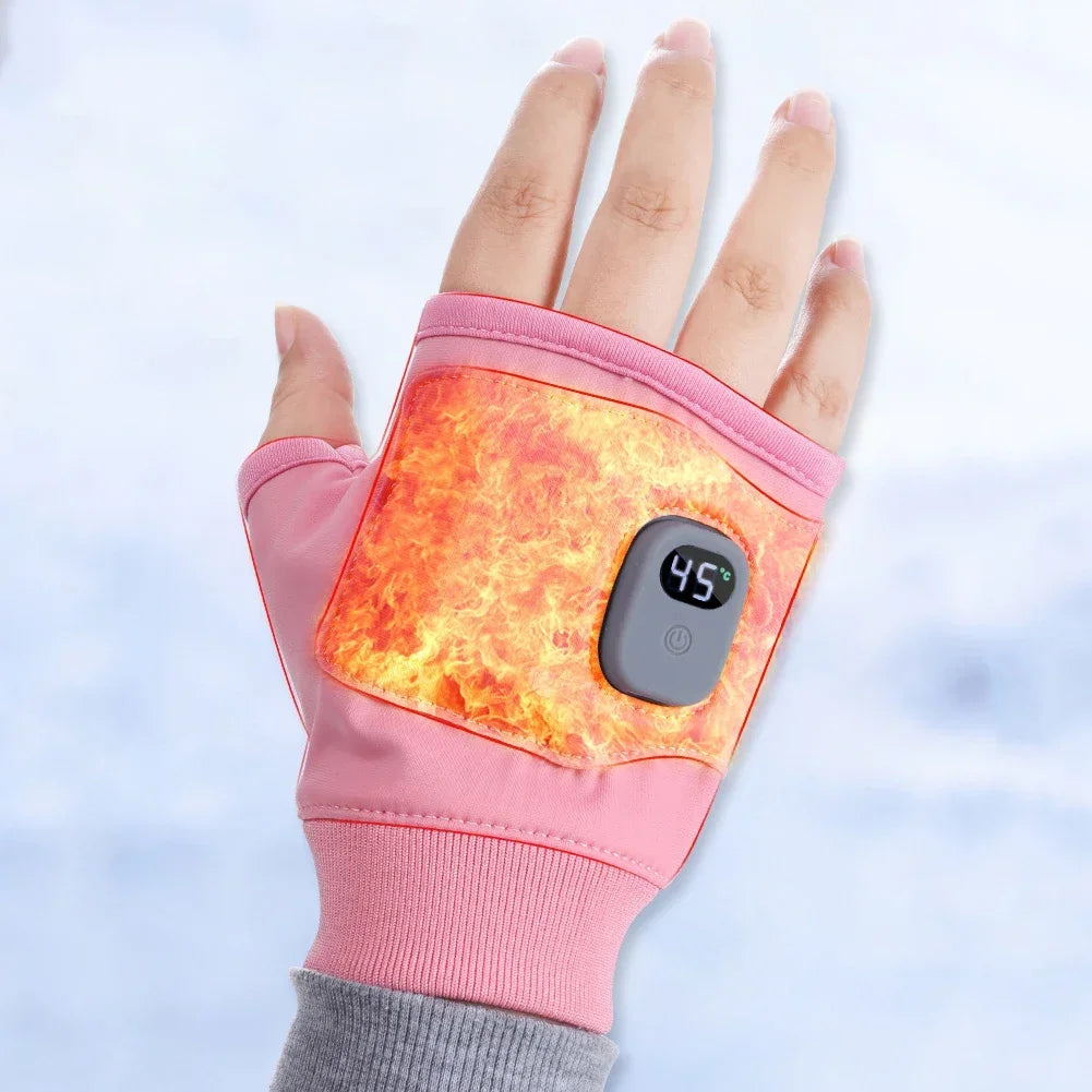 Hollevo™ Oplaadbare verwarmde vingerloze handschoenen