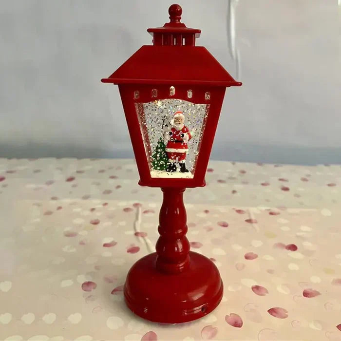 Muzikale kerstlamp met warme LED-gloed en kerstliedjes