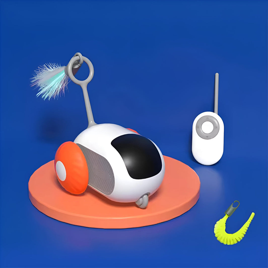Bestuurbaar kattenspeeltje met automodus en obstakelsensor