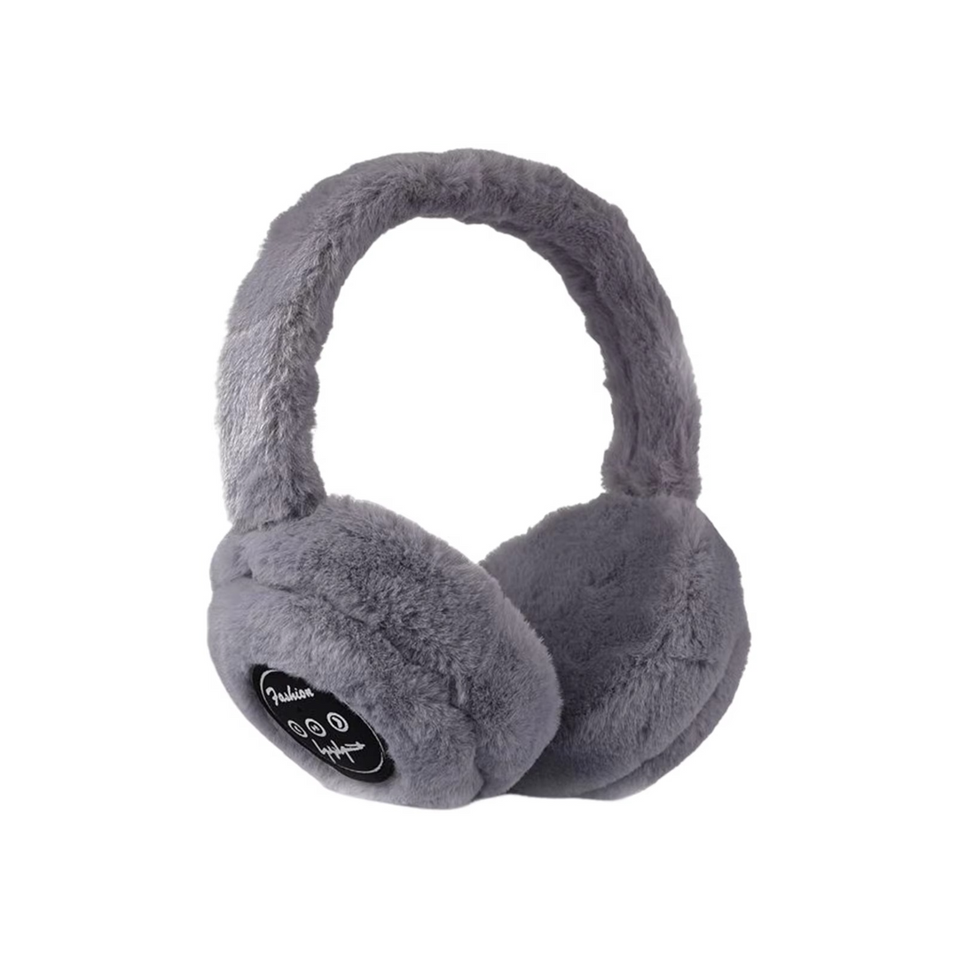 Pluche Bluetooth-oorwarmers met koptelefoon en zacht nepbont