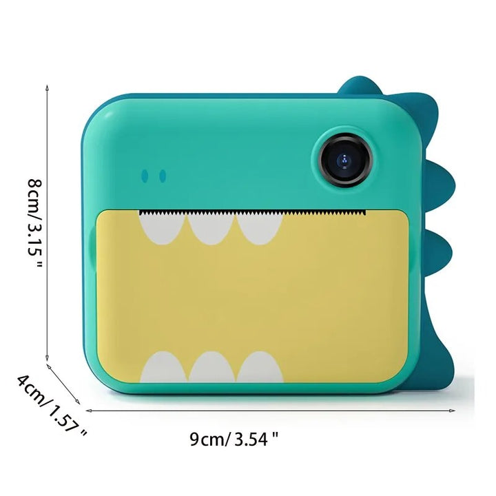 Kindercamera met directe fotoprint, twee 1080p-lenzen en scherm