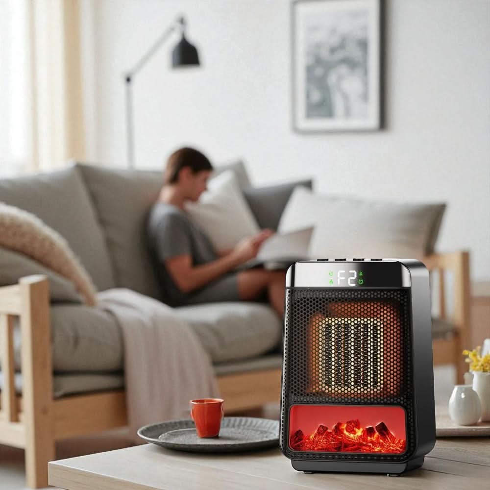 Hollevo™ Compacte ventilatorkachel met instelbare temperatuur