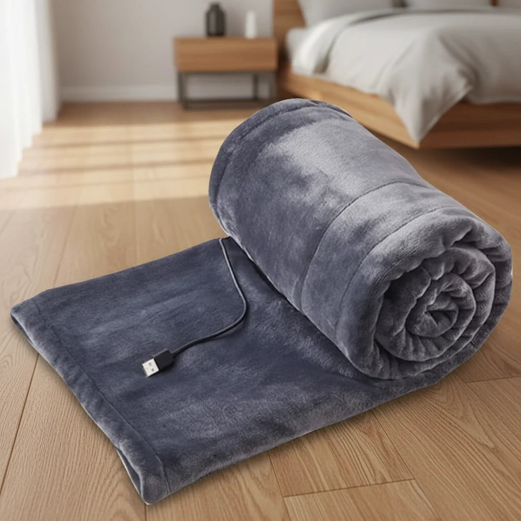 Hollevo™ Draagbare USB-warmtedeken met 3 warmtestanden