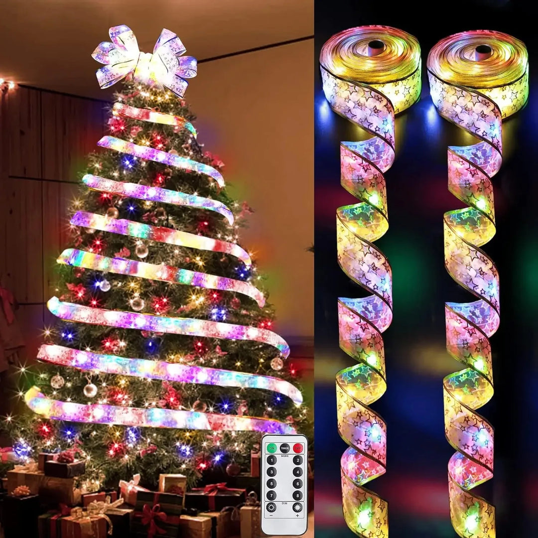 Kerstlint met warmwitte LED-lichtjes, vrij te vormen