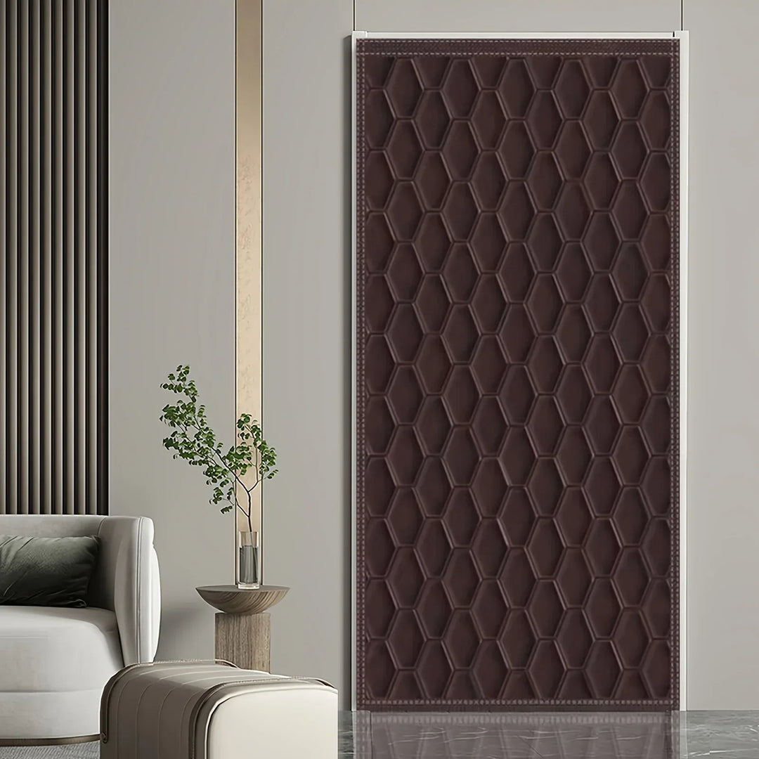 Thermohaven winter deur gordijn | koud &amp; geluid bescherming | warmte isolerend &amp; ondoorzichtig | ideaal voor thuis