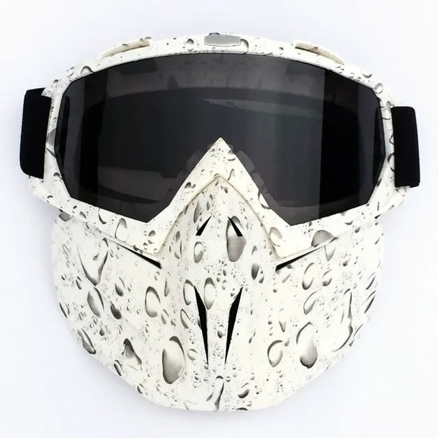 Sneeuw ninja masker skibril