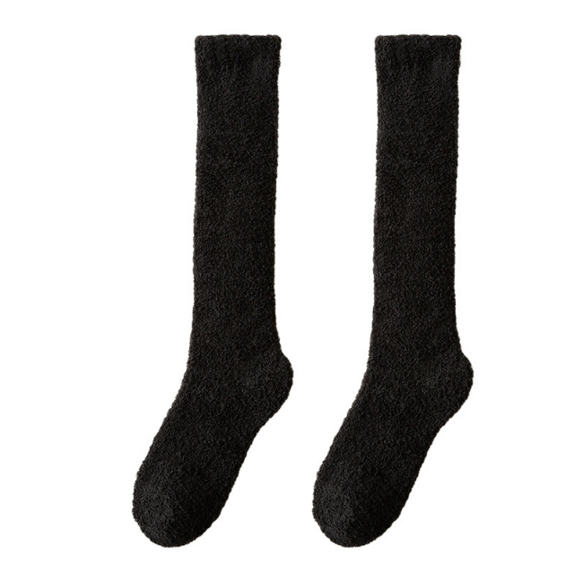 Hollevo™ Extra lange wintersokken van zachte coral fleece