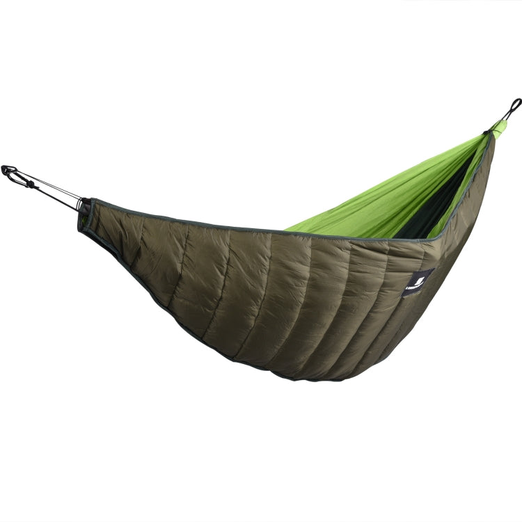 Geïsoleerde underquilt voor je hangmat in de winter