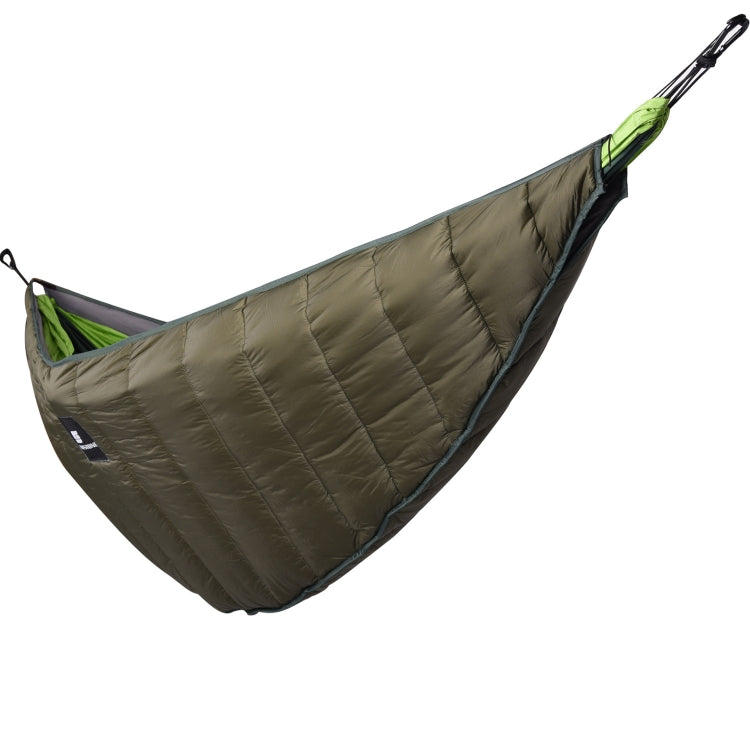 Geïsoleerde underquilt voor je hangmat in de winter