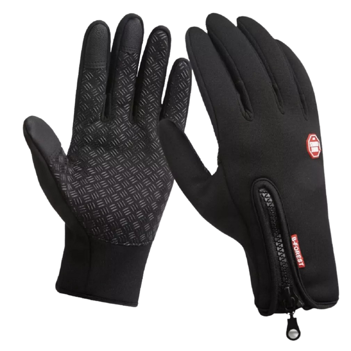 Hollevo™ Winddichte thermohandschoenen met rits, grip en touchscreen