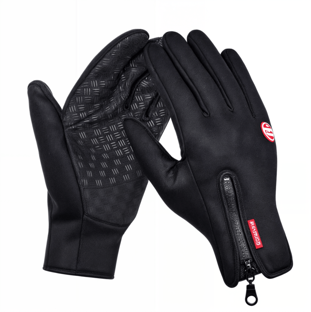 Winddichte touchscreen handschoenen met fleece en grip