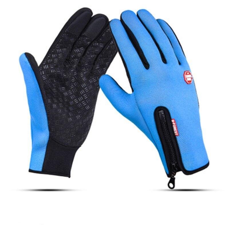 Winddichte touchscreen handschoenen met fleece en grip