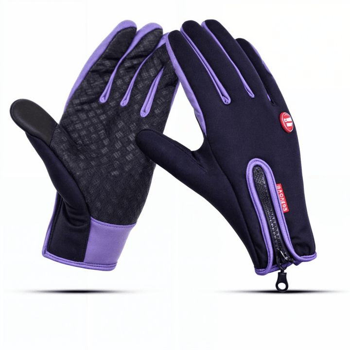 Winddichte touchscreen handschoenen met fleece en grip