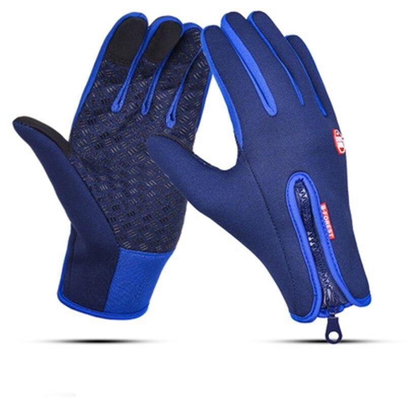 Winddichte touchscreen handschoenen met fleece en grip