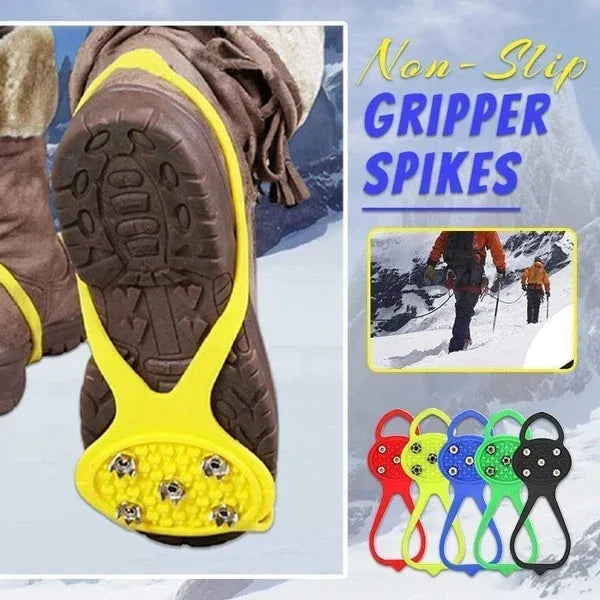 Antislip ijsspikes voor schoenen en laarzen met stalen pinnen