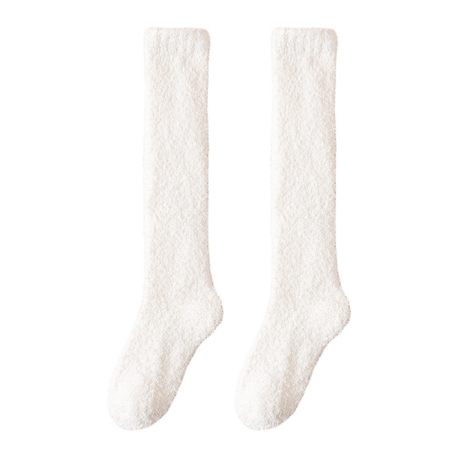 Hollevo™ Extra lange wintersokken van zachte coral fleece