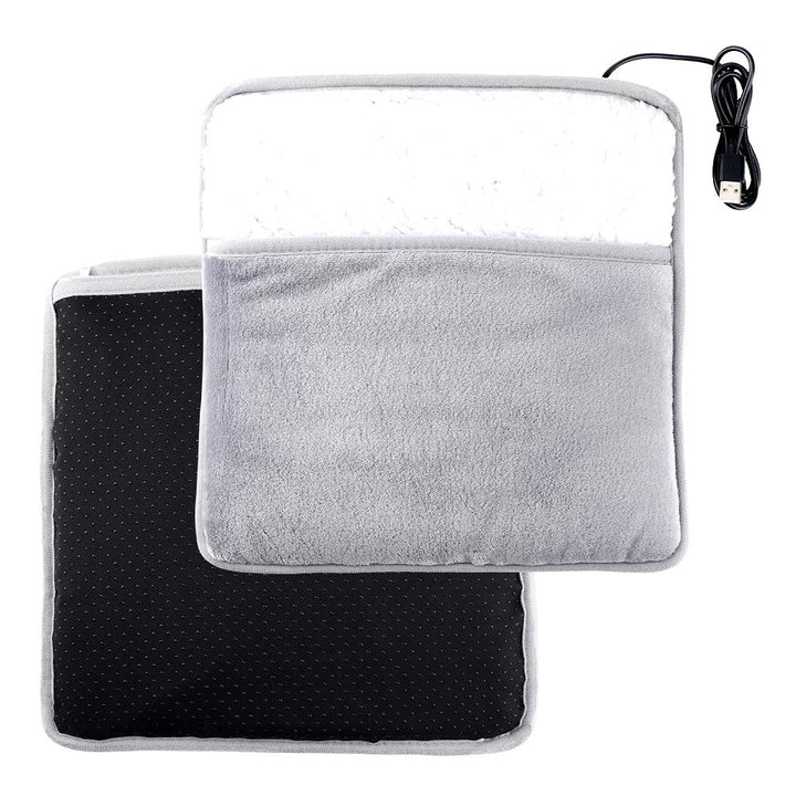 Hollevo™ USB-voetenwarmer van zachte flanel met constant 40 °C