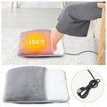 Hollevo™ USB-voetenwarmer van zachte flanel met constant 40 °C