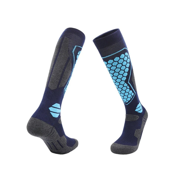 Hollevo™ Kniehoge wollen skisokken met verstevigde zones