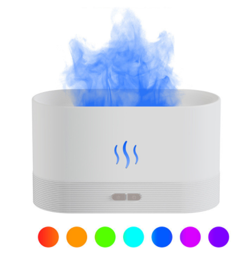 Vlam diffuser met zeven kleuren en droogloopbeveiliging