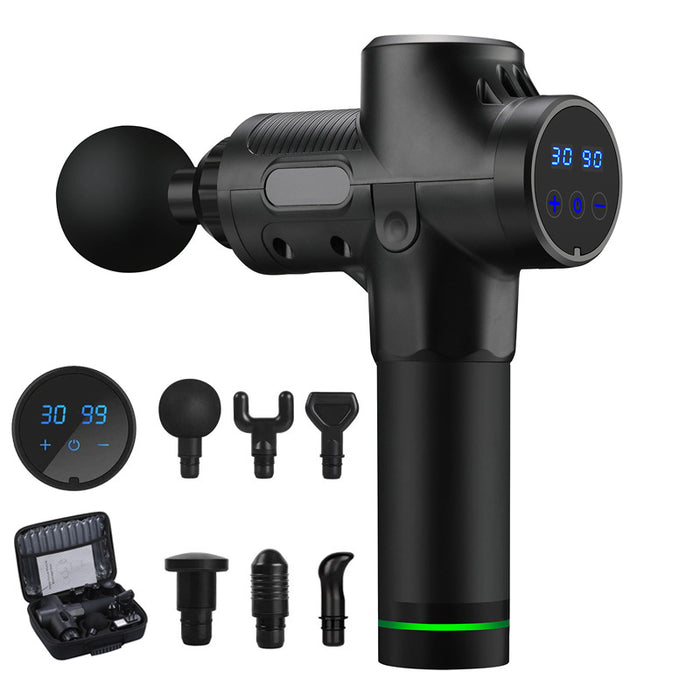 Hollevo Massage gun met borstelloze motor en touchscreen