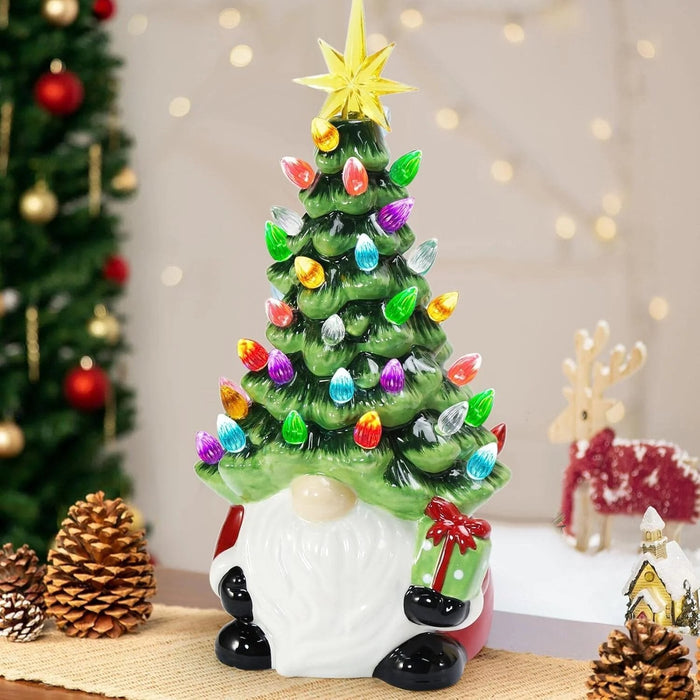 Hollevo™ Lichtgevende kabouterkerstboom met 30 gekleurde LED's om te bouwen