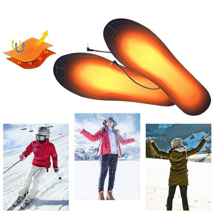 Hollevo™ Verwarmde inlegzolen met USB, op maat te knippen