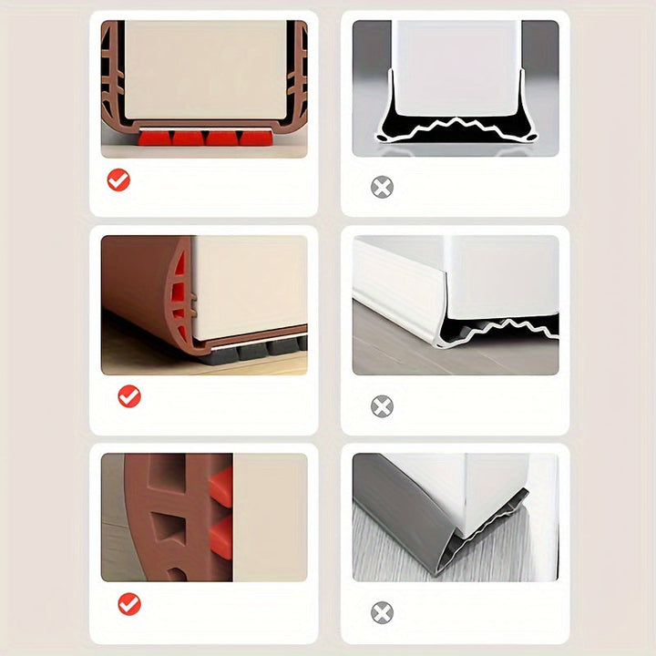 Snugblock doorstop verstelbaar voor isolatie en soundproofing
