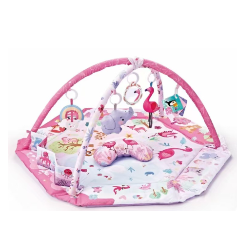 Babygym en speelkleed met bogen en hangend speelgoed