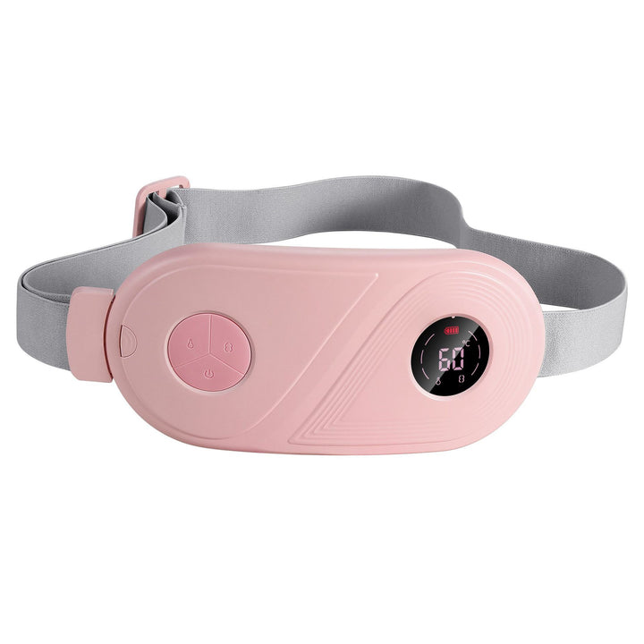 Witte warmteband met digitaal display