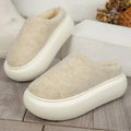 Hollevo™ Pluche winterpantoffels dames met antislip zool