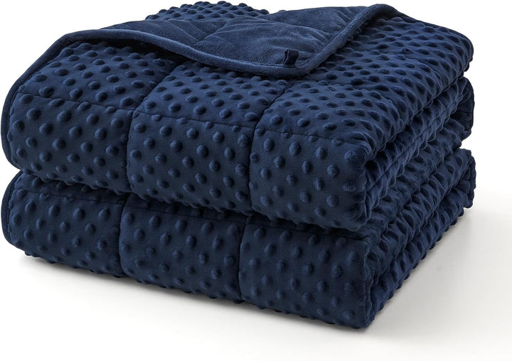 Knus comfort stippen verzwaard deken – koelend microvezel comfort laag